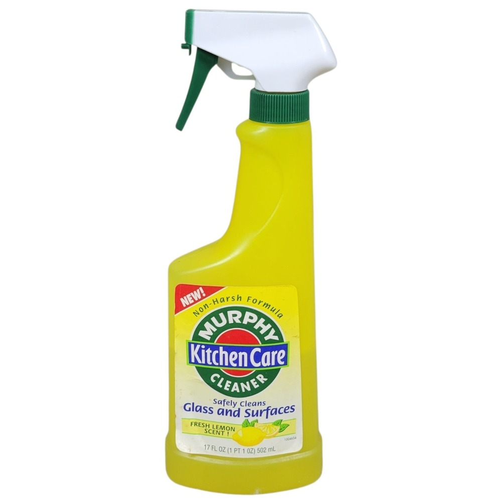 Vintage Murphy Kitchen Care Cleaner Concentrate Lemon Pour Formula Glass Surface